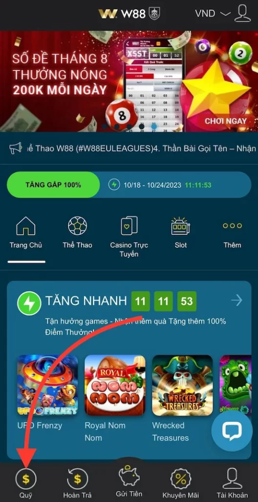 Thực Hiện Rút Tiền