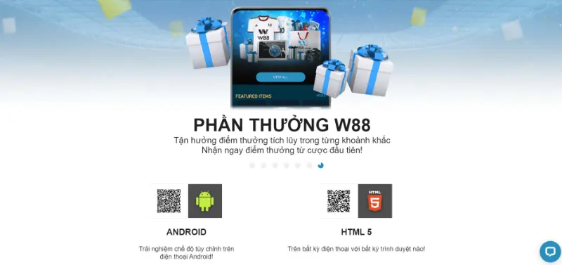 Tải W88 hệ điều hành Android