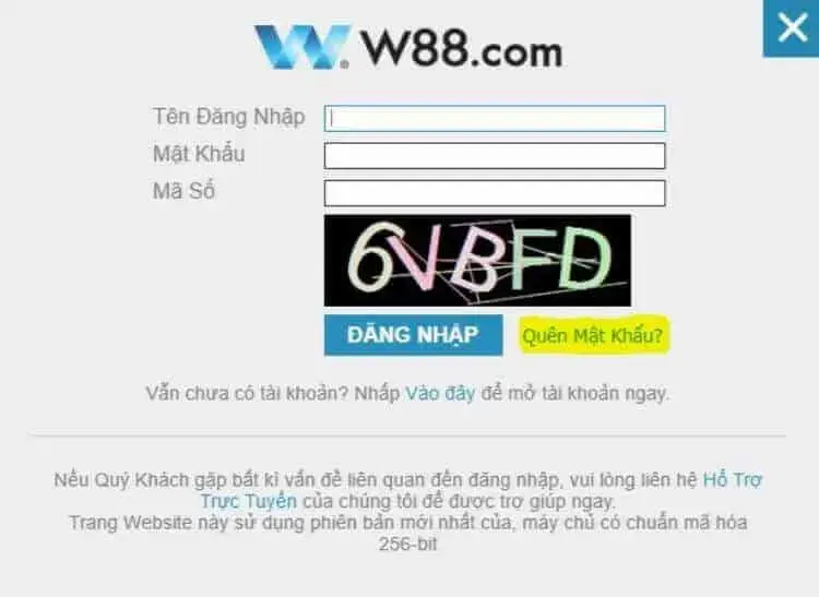 Nhập sai mật khẩu quá số lần nhà cái quy định