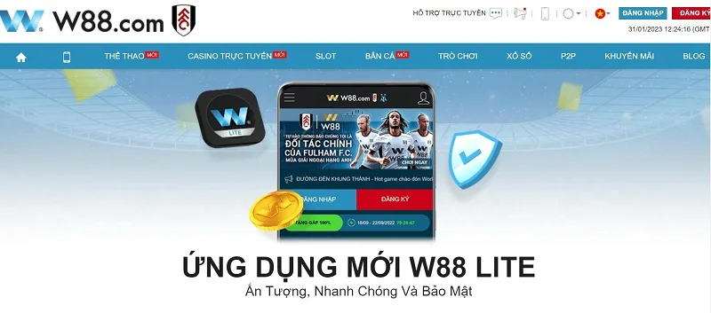 Chi tiết các bước đăng nhập W88